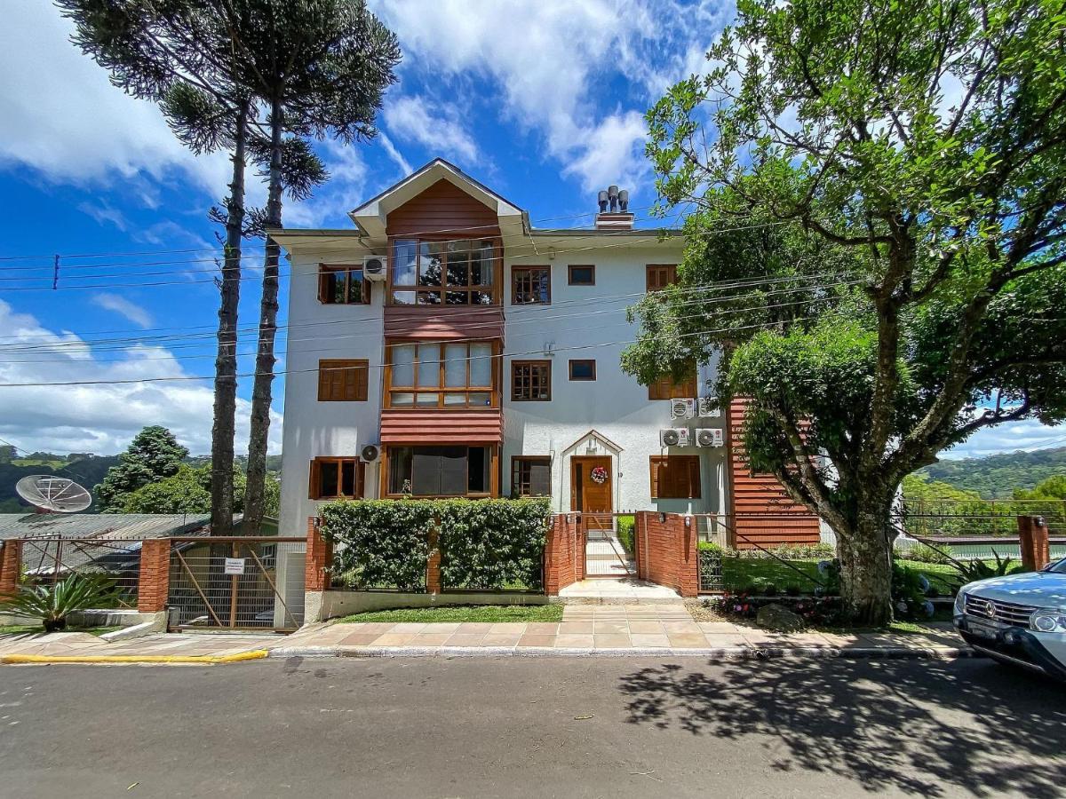 Cristo Rei 302 - Apartamento Em Gramado - Vista Para O Vale Apartment Exterior photo